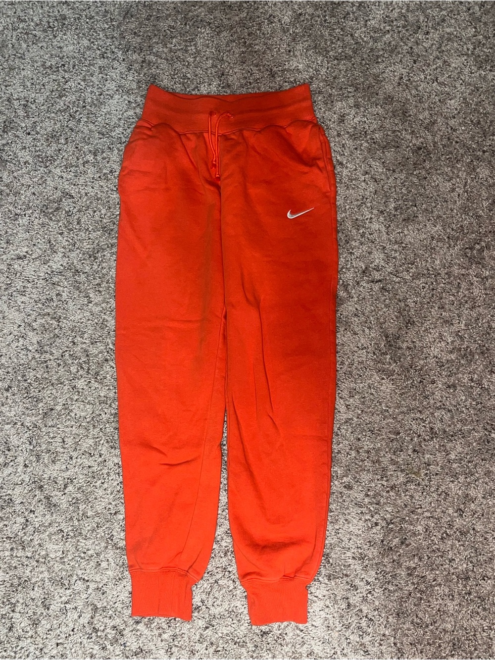 Nike Bright Orange Swoosh Joggers